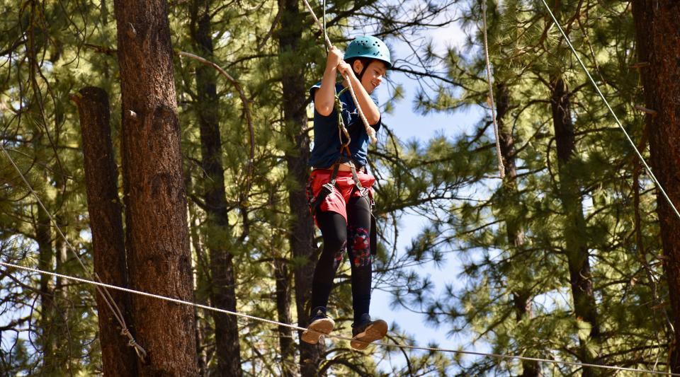 walton's grizzly lodge summer camp high ropes adventures