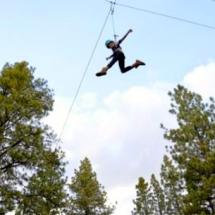ropes course at camp grizzly lodge