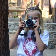 taking photos at summer camp for kids