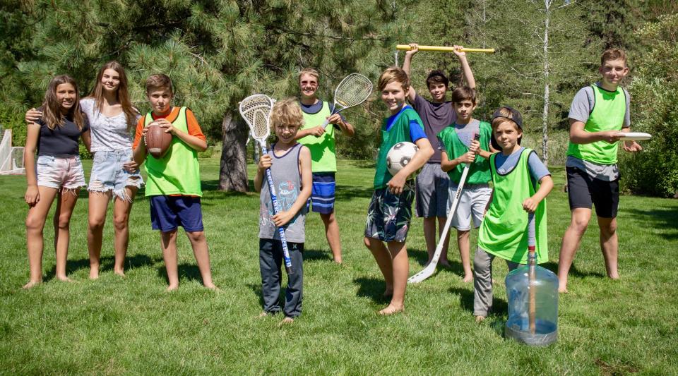 summer camp field sports at Walton's grizzly lodge