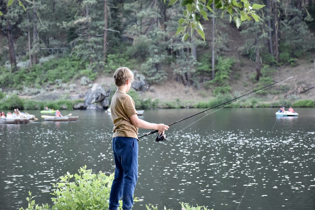 Fishing on the Ice Pond