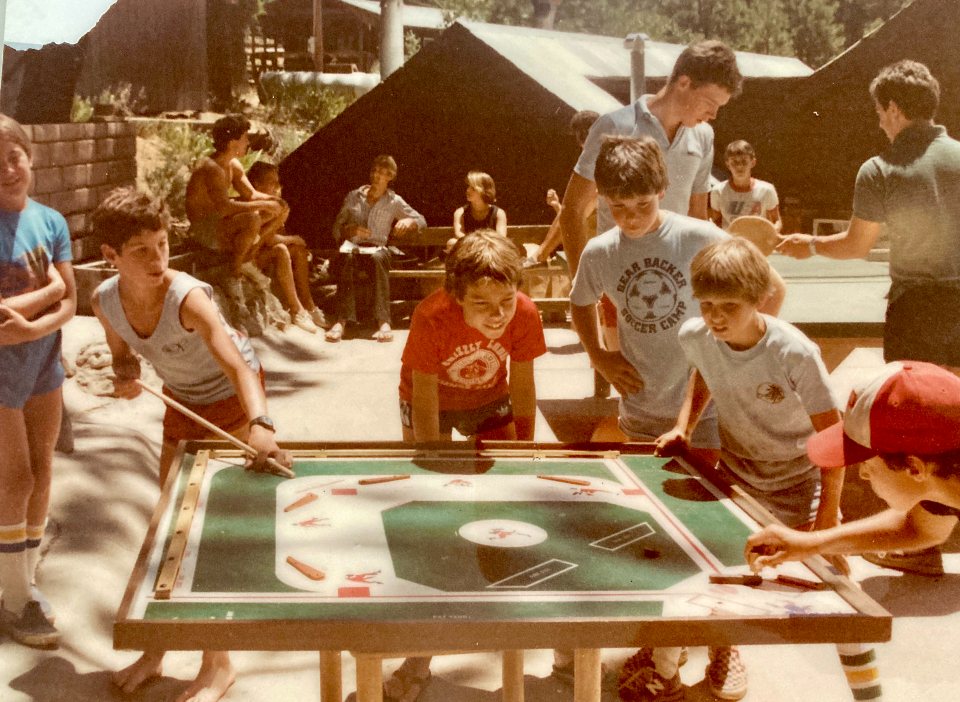 Campers playing games