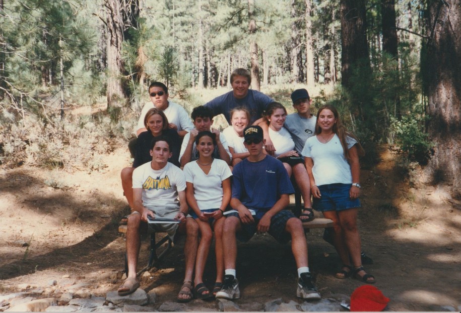 Scan 8 – Jon Grant Group of campers seated outside